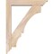 Ekena Millwork Balboa Traditional Smooth Bracket w/ Offset Brace, Douglas Fir, 5 1/2"W x 28"D x 36"H BKT0604X28X36BOA01SDF - alternate 4